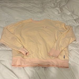 peac colored fila crew neck